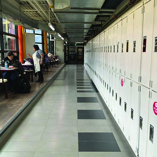 Going through the A wing hallways, it was extremely quiet to the point where when I recorded it the only audio it caught was my breathing. 