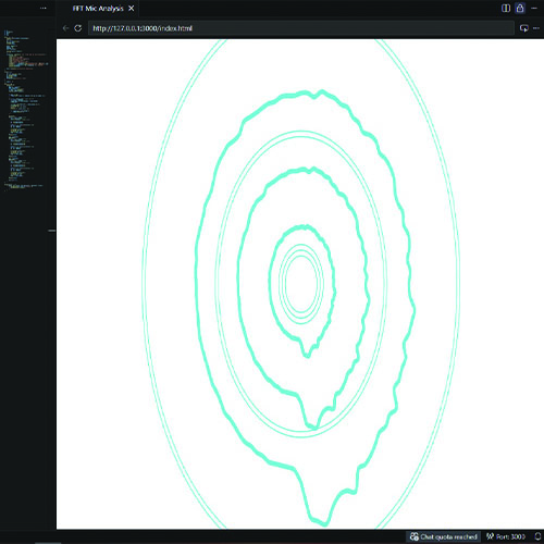 I added the ripple effect I made earlier in my experiment to this project and changed the colors to make it look like water ripples as well. I also tried to make the ripples appear randomly on the screen but couldn't get it to work how I wanted.