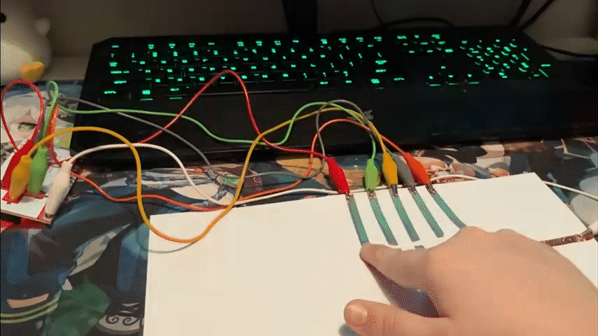 While using the spoons I noticed how hard it was to control the code so I went back to the paper I first made to get a clearer understanding of why they mismatched. Its because the inputs are all in a row without visual separation between them.