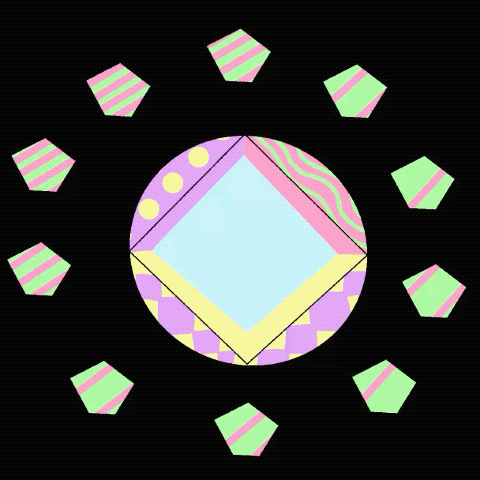 Animated gif of my second design process.